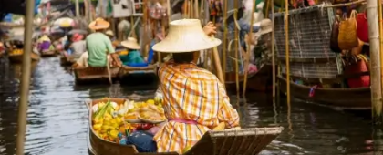 Bangkok: Damnoen Saduak Market and Maeklong Railway Market